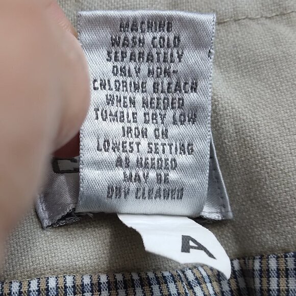 Chico’s | Cotton Khaki Vest Open Front | Size L (12) - Picture 8 of 8